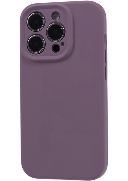 iPhone12 Pro Max Için 6.7 Inç Hassas Kesim Ince Telefon Kasası Sıvı Silikon+Pc Anti-Damla Telefon Kapak-Mor (Yurt Dışından) fiyatları