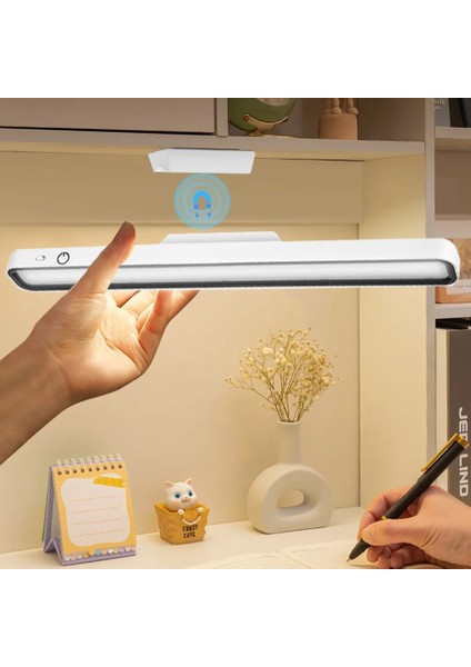 Beyaz Masa Lambası Asılı Manyetik Masa Lambası LED USB Şarj Edilebilir Kademesiz Karartma Kabine Dolap Dolap Gece Lambası (Yurt Dışından) fiyatları