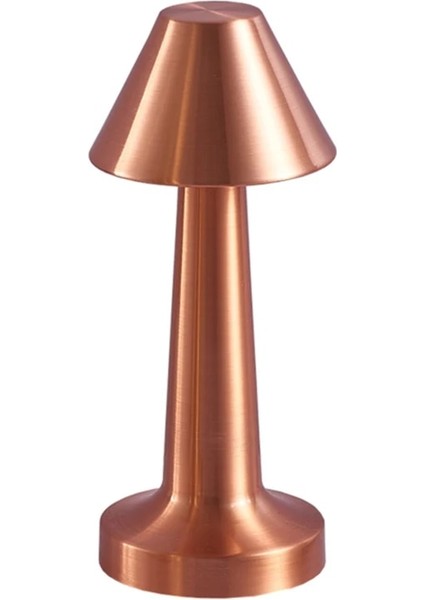 B2 LED Yemek Masası Dambıl Dokunmatik Sensör Retro Lamba Masaüstü Gece Lambası USB Şarj Edilebilir Kablosuz Restoran Otel Odası Dekorasyon (Yurt Dışından)