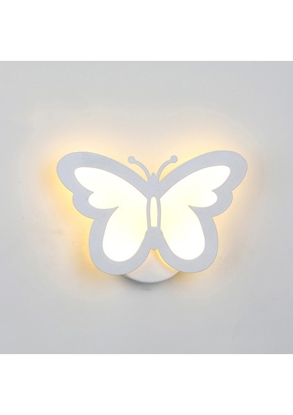 10-18W Tarzı Kelebek 7 Şekli Duvar Işık Lamba Işığı Oturma Odası Koridor Başucu Duvar Lambaları Gece Işıkları Oturma Odası Dekorasyon LED Duvar Lambası 220 V (Yurt Dışından)