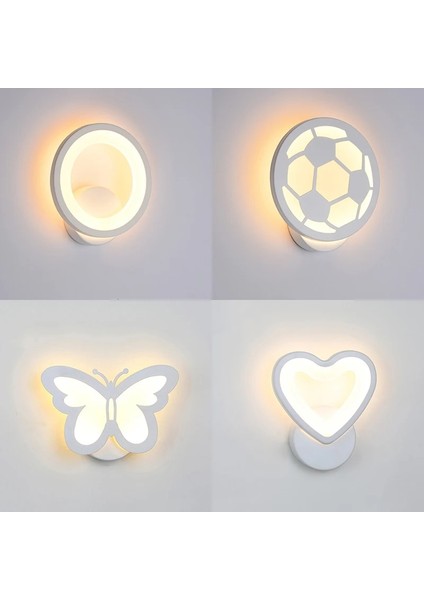 10-18W Tarzı Kelebek 7 Şekli Duvar Işık Lamba Işığı Oturma Odası Koridor Başucu Duvar Lambaları Gece Işıkları Oturma Odası Dekorasyon LED Duvar Lambası 220 V (Yurt Dışından) fiyatları