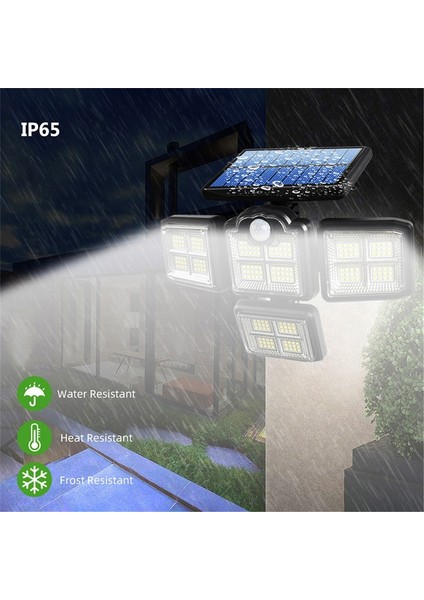 333LED-BÖLÜNMÜŞ LED Güneş Işıkları Dış Mekan Hareket Sensörü Insan Indüksiyon Ayarlanabilir Kafa IP65 Su Geçirmez Güneş Enerjisi Duvar Lambası (Yurt Dışından) modelleri