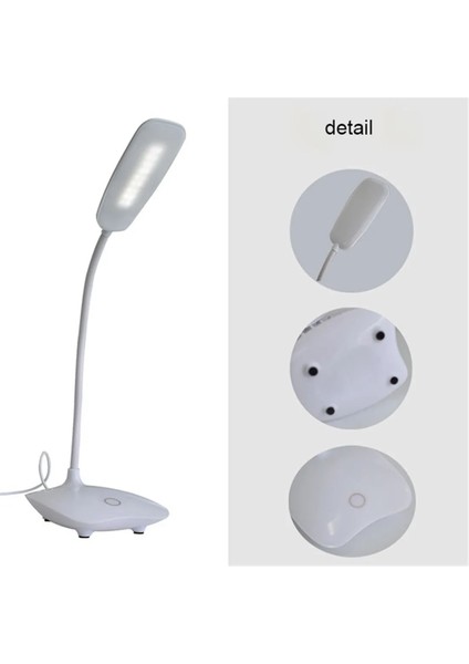 Ücretli LED Masa Lambası Katlanabilir Kısılabilir Dokunmatik Masa Lambası DC5V USB Powered Masa Lambası 6000 K Gece Lambası Dokunmatik Karartma Taşınabilir Lamba (Yurt Dışından)