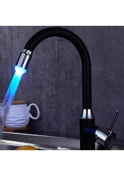Yenı LED Gece Lambası Rgb Musluk Yaratıcı Su Lambası Duş Lambaları Romantik 7 Renkli Banyo Ev Banyo Dekoratif Işıklar (Yurt Dışından) fiyatları