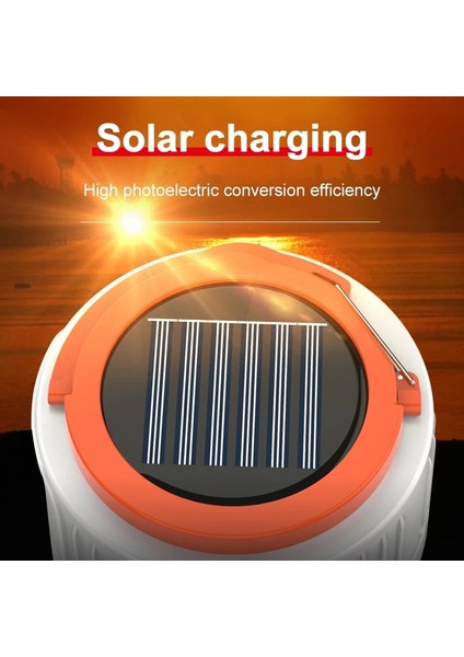 24LED USB Şarjlı Solar Lamba Güneş LED Kamp Feneri Taşınabilir Pil Kumandalı Çadır Ampul Uzun Ömürlü Şarj Edilebilir Lamba (Yurt Dışından)