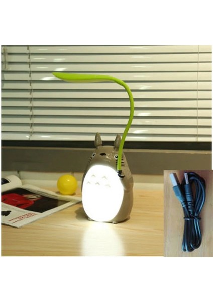F Totoro Karikatür LED Gece Işıkları USB Şarj Katlanabilir Masa Lambası Çocuklar Için Hediye Odası Dekor (Yurt Dışından) fırsatları