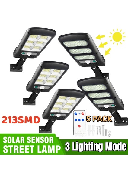 2 Adet Tarzı 150COB Yeni Güneş Sensörü Sokak Lambaları Dış Mekan Ip LED Güneş Enerjili Hareket Sensörü Duvar Lambası 3 Aydınlatma Modu Işıkları ile Ev Dekor Için (Yurt Dışından)