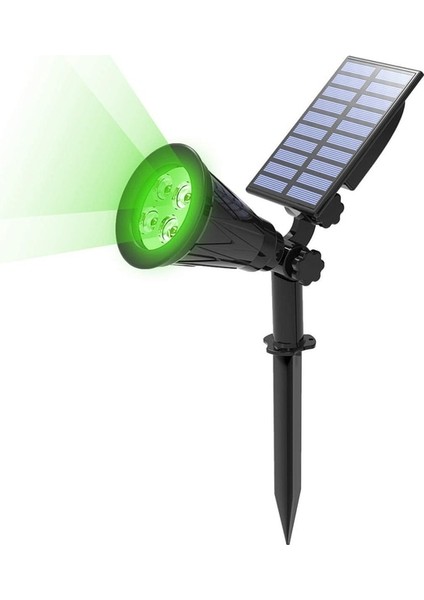 2W Tarzı 1 Bilgisayar Açık Güneş Işığı Bahçe Peyzaj Countyard Sokak Lambası 4 LED Güneş Duvar Lambası Ağaç Dekorasyon Yolu Veranda Spot Işığı (Yurt Dışından)