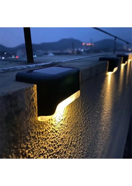 20 Adet Tarzı Kahverengi Renk Merdiven LED Solar Lamba IP65 Su Geçirmez Açık Bahçe Işık Yolu Yard Veranda Adım Çit Lambaları Bahçe Dekor Güneş Işığı Açık Havada (Yurt Dışından) fiyatları