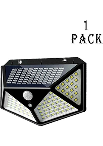 1 Paket 100 LED Güneş Duvar Işıkları Su Geçirmez Açık Güneş Lambası Kablosuz Güneş Enerjili Güneş Işığı Sokak Lambası Bahçe Dekorasyon Için (Yurt Dışından)