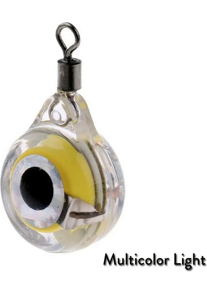Renkli Ｍini Balıkçılık Cazibesi Tuzak Işık LED Derin Damla Sualtı Göz Şekli Balıkçılık Kalamar Yem Aydınlık Cazibesi Lambası (Yurt Dışından)