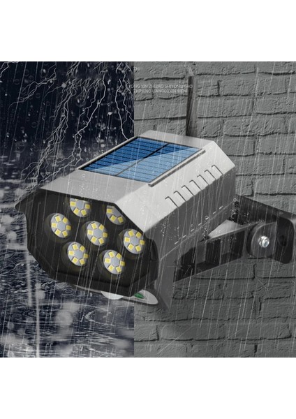 Beyaz LED Güneş Işığı Hareket Sensörü Güvenlik Kukla Kamera Kablosuz Dış Mekan Projektör IP65 Ev Bahçe Için Su Geçirmez LED Lamba (Yurt Dışından) modelleri