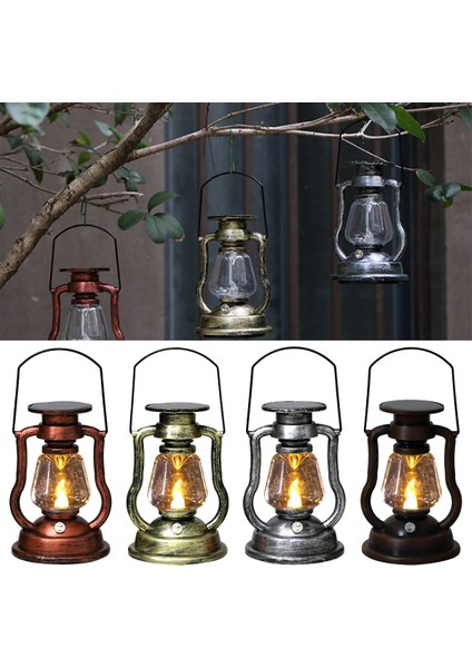 A LED Güneş Mum Işığı Retro Gazyağı Lambası Güneş Enerjili Asılı Işık Açık Taşınabilir Fener Işığı Avlu Bahçe Dekor (Yurt Dışından) modelleri