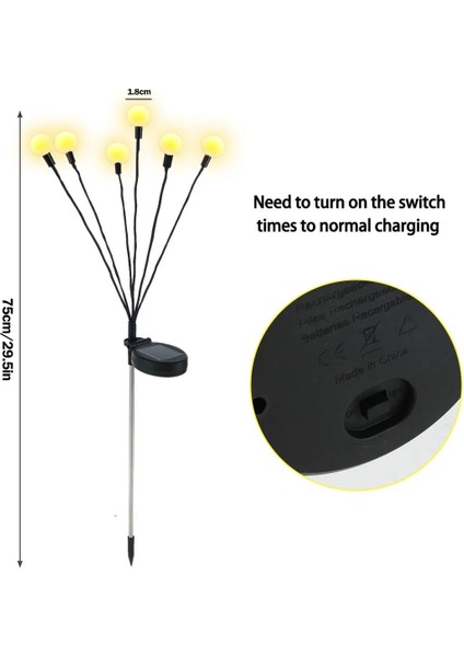 2 Adet Tarzı 10LED Pcs Güneş Ateş Böceği Işık Açık Bahçe Dekorasyon Çim Peyzaj Güneş Lambası Güneş LED Işık Açık Dekor Bahçe Işıkları (Yurt Dışından) indirimleri