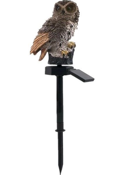 Kahverengi Güneş LED Işık Açık Güneş Işıkları Baykuş Papağan Panda Su Geçirmez Açık Heykel Lambası LED Çim Zemin Lambaları Bahçe Dekorasyon (Yurt Dışından)