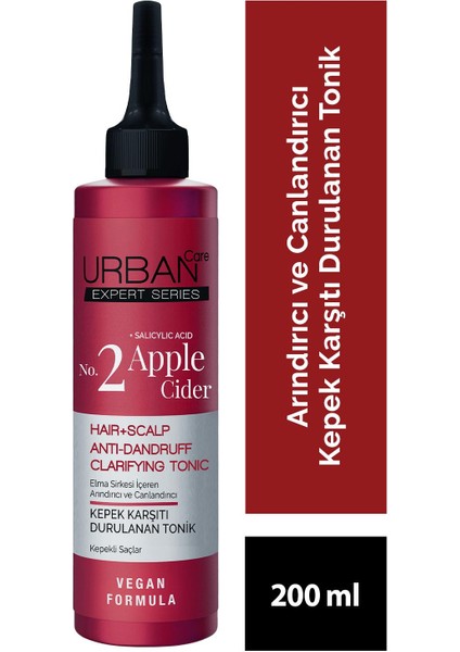 Urban Care No.2 Expert Apple Cider Kepek Karşıtı Tonik 200 ml