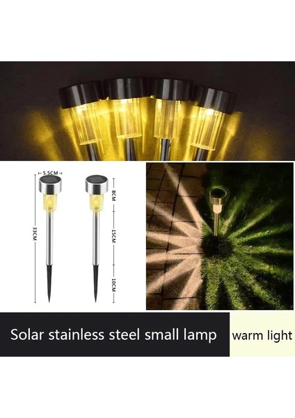 Renkli Stil 4 Adet LED Çim Güneş Işıkları Bahçe Açık Hava Lambası Rgb Çok Renkli Kapı Yolu Aydınlatma Güneş Noel Dekoratif Peyzaj Parlatıcı Işık (Yurt Dışından)