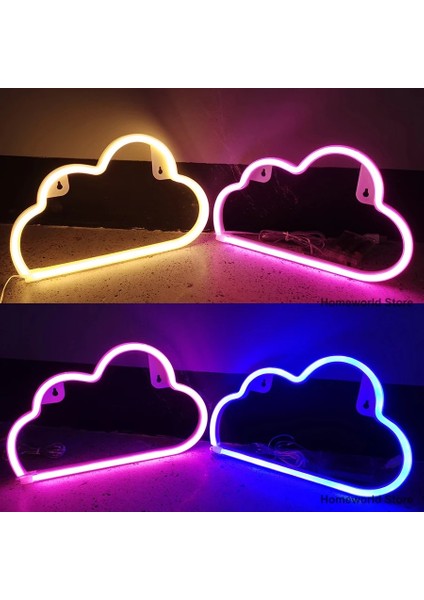 Beyaz Bulut Burcu Neon Işık LED Gökyüzü Modlama Lambası Gece Lambası Ampuller Dekor Odası Mağaza Parti Duvar Sanatı Düğün USB ve Pil Kutusu Powered (Yurt Dışından)