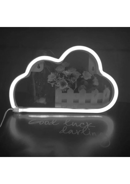 Beyaz Bulut Burcu Neon Işık LED Gökyüzü Modlama Lambası Gece Lambası Ampuller Dekor Odası Mağaza Parti Duvar Sanatı Düğün USB ve Pil Kutusu Powered (Yurt Dışından)