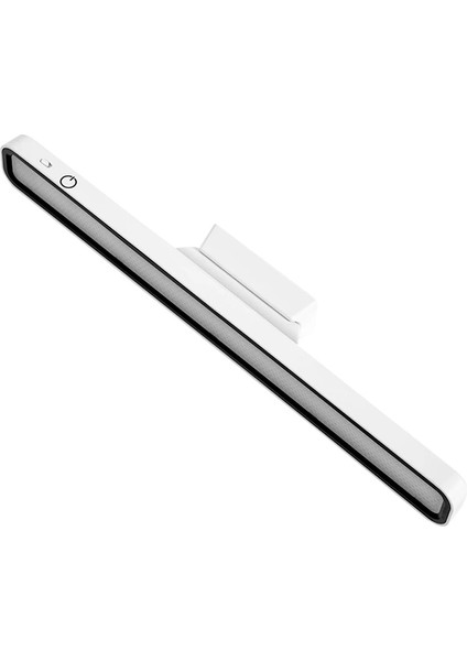 Beyaz Masa Lambası LED USB Şarj Edilebilir Işık Kademesiz Karartma Masa Lambası Asılı Manyetik Yatak Odası Gece Lambası Okuma Masası Lambaları (Yurt Dışından)