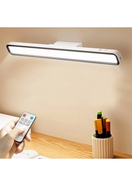 Beyaz Masa Lambası LED USB Şarj Edilebilir Işık Kademesiz Karartma Masa Lambası Asılı Manyetik Yatak Odası Gece Lambası Okuma Masası Lambaları (Yurt Dışından) fiyatları