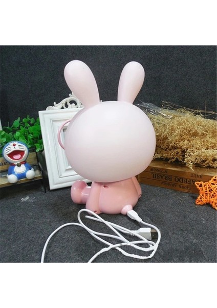 B Bebek Odası Başucu Lambası Sevimli Tavşan Hayvan USB Gece Işıkları Yılbaşı Hediyeleri Çocuk Çocuk Odası Süsler Dekor LED Gece Lambaları (Yurt Dışından)