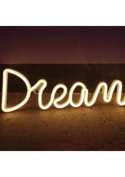 Rüya-Mavi LED Rüya Şekli Neon Burcu USB ve Pil Tarafından Desteklenmektedir Neon Lamba Duvar Oturma Odası Dekor Için Neon Işık Düğün Tatil Kaynağı Için (Yurt Dışından) modelleri