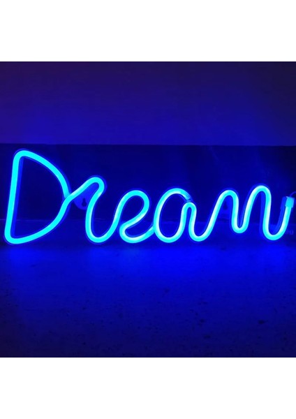Rüya-Mavi LED Rüya Şekli Neon Burcu USB ve Pil Tarafından Desteklenmektedir Neon Lamba Duvar Oturma Odası Dekor Için Neon Işık Düğün Tatil Kaynağı Için (Yurt Dışından) fırsatları