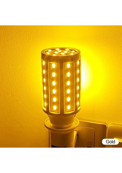10W Tarzı Altın 5W 10W 15W E27 LED Ampul Smdorn Ampul Lambaları Kırmızı Sarı Mavi Pembe Yeşil Bahçe Çim Peyzaj Dekoratif Ampuller (Yurt Dışından)