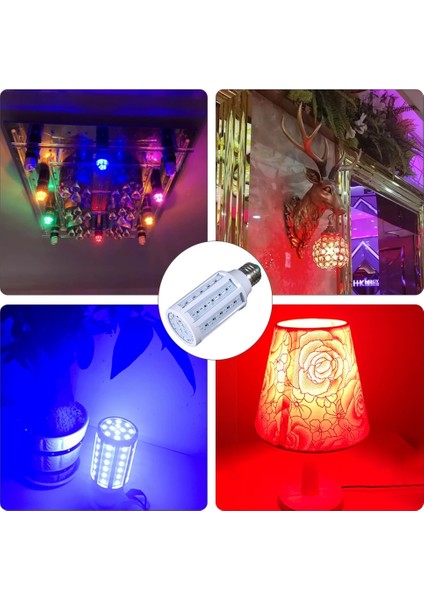 10W Tarzı Altın 5W 10W 15W E27 LED Ampul Smdorn Ampul Lambaları Kırmızı Sarı Mavi Pembe Yeşil Bahçe Çim Peyzaj Dekoratif Ampuller (Yurt Dışından) fırsatları