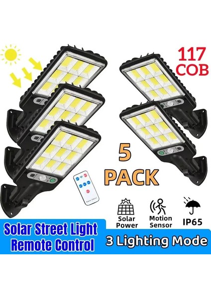 2 Adet Tarzı 60SMD Güneş Enerjili Sokak Lambaları Açık Su Geçirmez Hareket Sensörü Duvar LED Lamba 3 Aydınlatma Modu ile Bahçe Veranda Için Güneş Enerjili Işıklar (Yurt Dışından)