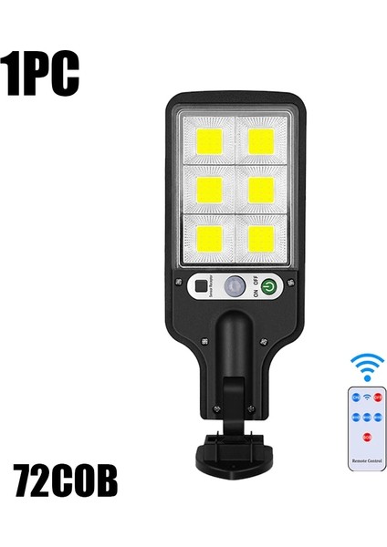 72COB-1PC 1~olar LED Işık Dış Duvar Lambası Su Geçirmez 3 Mod Pır Hareket Sensörü Bahçe Dekorasyon Veranda Sundurma Garaj Aydınlatma (Yurt Dışından)