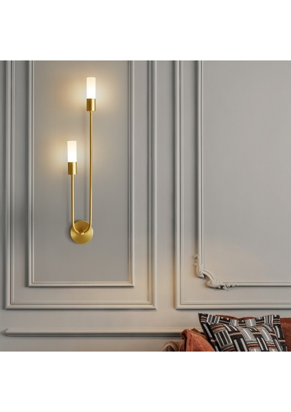 Altın-Sol Modern LED Duvar Işık Altın Kapalı Dekor Vanity Lamparas De Pared Aplik Uzun Şerit Iskandinav Oturma Odası Mutfak Salonu Yatak Odası Lambası (Yurt Dışından) indirimleri