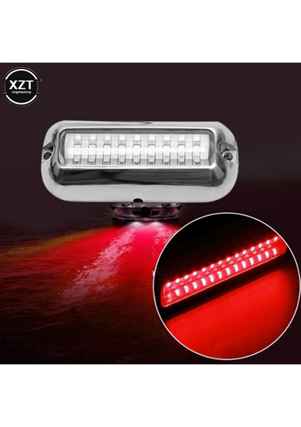 Kırmızı 27LED Paslanmaz Çelik Tekne Vasistas Işık Sualtı Duba Deniz Tekne Aksesuarları Işık Su Geçirmez Deniz Işıkları Malzemeleri (Yurt Dışından) modelleri