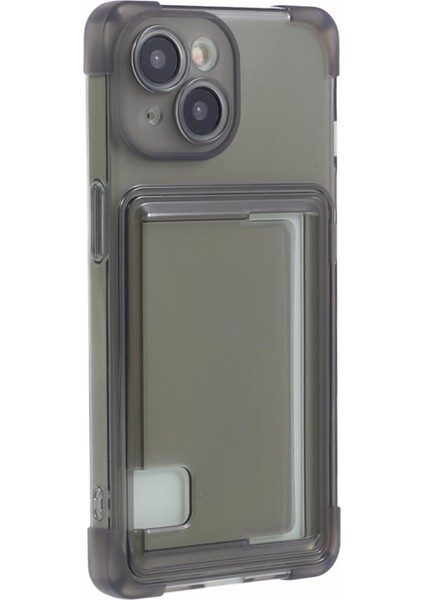 Iphone 13 Telefon Kılıfı Kart Tutucu Anti-Drop Kapak Tercüman Siyah (Yurt Dışından)