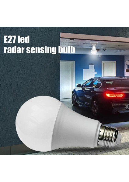 5W Tarzı 1 Parça Pır Hareket Sensörü Lamba E27 LED Radar Ampul Smdır Hareket Sensörü Lamba Ampul Güvenlik Işığı (Yurt Dışından)