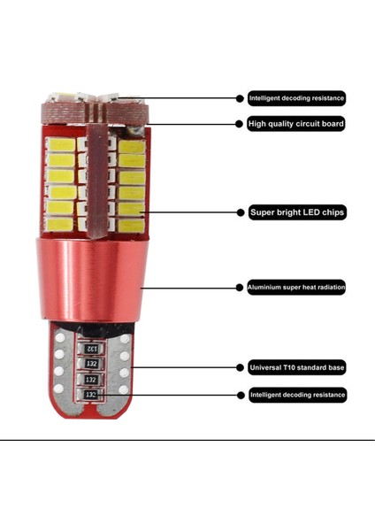 Beyaz 2x Otomatik Şekillendirici Canbus LED Smd LED Ampul Hata Yok Kama Işık Park LED Otomatik Yan Işık Sürüş Işıkları Gündüz LED (Yurt Dışından) indirimleri