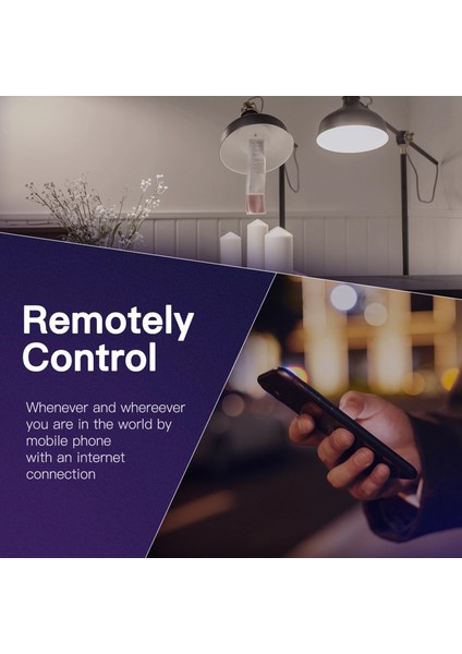 Moes Wifi LED Ampul GU10 E27 E14 Mum Lamba Akıllı Rgb Rcw K Kısılabilir Işık Tuya Alexa Google Voice App Kontrolü (Yurt Dışından)