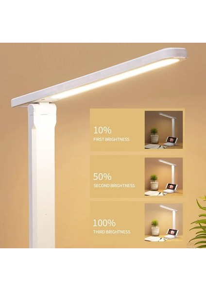 Şarj Edilebilir Masa Lambası Göz Koruması Dokunmatik Kısılabilir LED Işık Öğrenci Yurdu Yatak Odası Okuma USB Şarjlı Masa Lambası Özel Hediye (Yurt Dışından) fırsatları