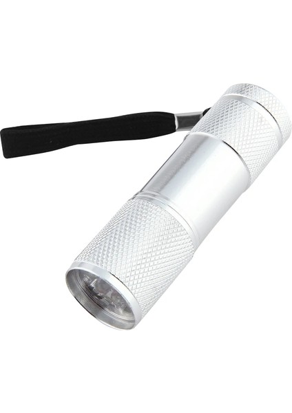 Gümüş M LED Işıkları El Feneri Uv Lamba Yeni Taşınabilir Tırnak Jel Maskesi Hızlı Kuruyan Manikür Aracı Tırnak Kurutucu Su Geçirmez Alüminyum Lamba (Yurt Dışından)