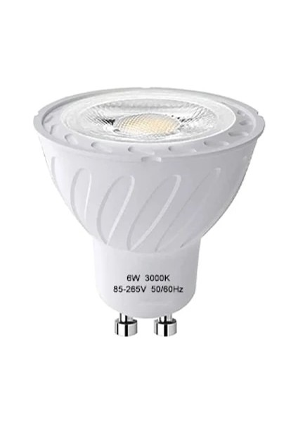 1 Parça GU10 LED Ampulk Sıcak Beyaz 6W MR16 GU10 Ampul Beyaz Spot Ampul Enerji Tasarruflu Ampuller (Yurt Dışından)