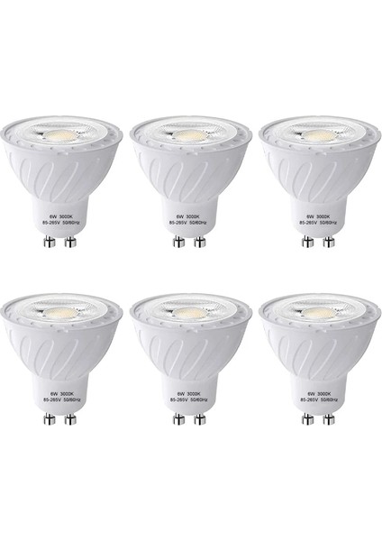 1 Parça GU10 LED Ampulk Sıcak Beyaz 6W MR16 GU10 Ampul Beyaz Spot Ampul Enerji Tasarruflu Ampuller (Yurt Dışından) fiyatları
