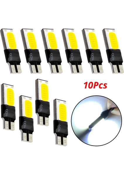 Kırmızı 10X Beyaz Mavi Kırmızı Otomatik LED 194 Dc 12 V Cob Canbus Hata Yok Okuma Ampuller Yan Işaretleyici Yedekleme Park Sinyali Gövde Sürüş Işıkları (Yurt Dışından) fiyatları