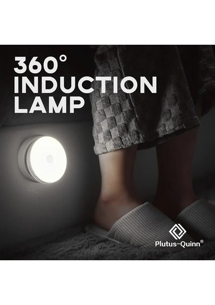 Mavi Kablosuz Hareket Sensörü LED Gece Işıkları USB Şarjlı Işık Kontrolü Enerji Tasarrufu Yatak Odası Koridor Banyo Duvar Lambaları (Yurt Dışından) fiyatları