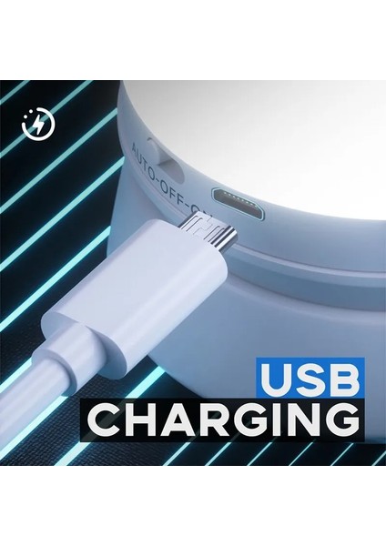 Mavi Kablosuz Hareket Sensörü LED Gece Işıkları USB Şarjlı Işık Kontrolü Enerji Tasarrufu Yatak Odası Koridor Banyo Duvar Lambaları (Yurt Dışından) indirimleri