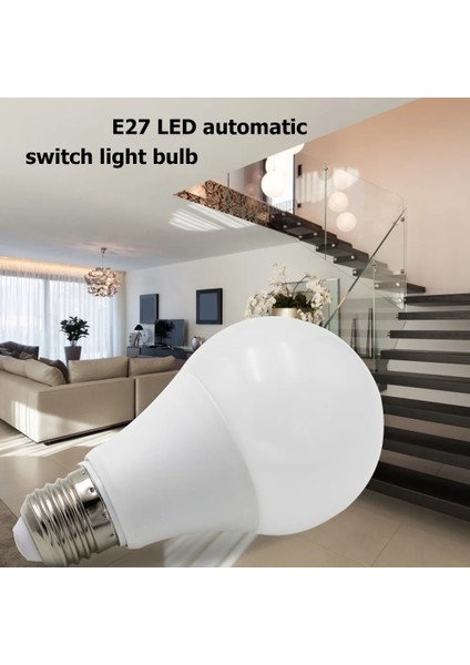 12W Ses Işık Sensörü Kontrolü E27 Çok Amaçlı Lamba Akıllı Sensör Merdiven Sundurma Yatak Odası Aksesuarları Için LED Ampuller Işık (Yurt Dışından) indirimleri