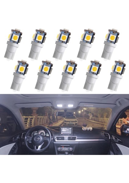 Kırmızı Md Otomatik LED Otomatik Lamba Iç Aydınlatma LED Dc 12 V Plaka Ampuller Işaretleyici Işık Beyaz Mavi LED Cob LED (Yurt Dışından) fiyatları