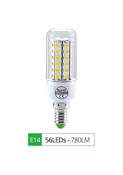 E14-36LED Stili E14-56LED'LER Smd V E27E14 LED Mısır Ampul Yüksek Parlaklık LED Işık Avize Ampuller E27 Ev Dekorasyon Ampul Için LED (Yurt Dışından)