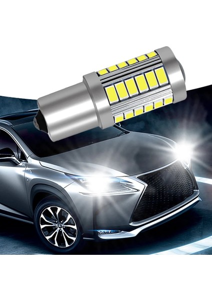 Beyaz Stil NO.7443 Boyutu 2x Beyaz Kırmızı Ba BAY15D W 33SMD LED Otomatik Fren Lambaları Kuyruk Lambası Sinyali Otomatik LED Arka Ters Ampuller Sis LED (Yurt Dışından) indirimleri