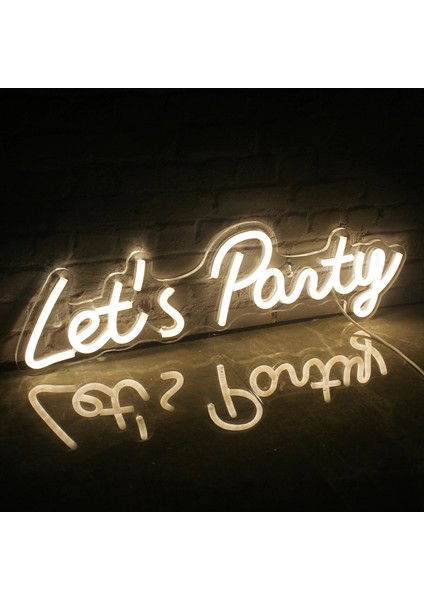 Beyaz LED Hadi Parti Neon Burcu Işık Parti Bar Dekor Için Neon Işık Mutlu Doğum Günü Düğün Şeffaf Akrilik Özel Neon Işık Burcu (Yurt Dışından) modelleri